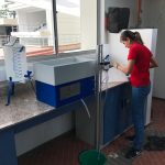 Mesa de arena Sandbox para pf modelo 08.01 Eijkelkamp método de análisis (según ISO 11274)