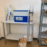 Mesa de arena Sandbox para pf modelo 08.01 Eijkelkamp método de análisis (según ISO 11274)