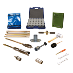 Juego de muestreo de anillos, soil sampling ring kit e53 heavy – muestreador reforzado para suelos duros