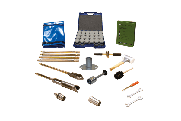 Juego de muestreo de anillos, soil sampling ring kit e53 heavy – muestreador reforzado para suelos duros