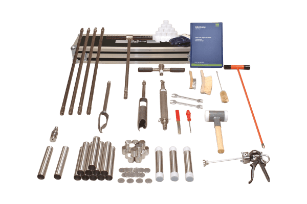 Kit de muestreo de suelo con volátiles para análisis químico