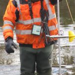 Molinete Profesional Current Meter con hélice sintética